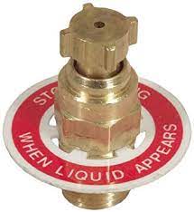 Vent Valve, 1/4", Knurled, #54 Orifice, w/Warning Plate, RegO 3165CP (CS25) - Chimney Cricket