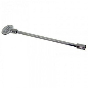 HPC 12" Polished Chrome Key with Universal Socket - Chimney Cricket