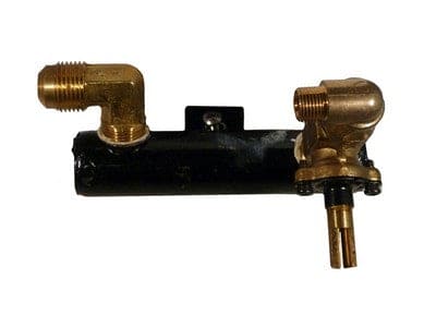 FM Manifold with Valve and Elbow Inlet (15,000 BTU Model) - 327539 - Chimney Cricket