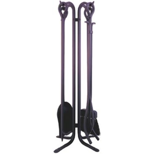 28" 5 Piece Black Iron Tool Set
