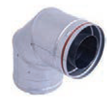 Duravent 3"x5" Concentric Vent 90 Degree Elbow - Chimney Cricket