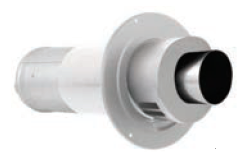 Duravent 3"x5" Concentric Vent Horizontal Gas Termination - Chimney Cricket