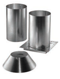 Duravent 3"x5" Concentric Vent Attic Insulation Shield - Chimney Cricket