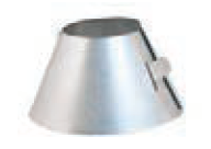 Duravent 3"x5" Concentric Vent Storm Collar - Chimney Cricket