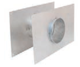 Duravent 3"x5" Concentric Vent Wall Thimble - Chimney Cricket
