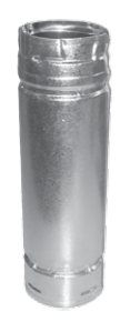 Duravent 3" Diameter PelletVent 60" Straight Pipe Length - Chimney Cricket