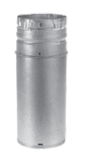 Duravent 3" Diameter PelletVent Black 12" Adjustable Pipe Length - Chimney Cricket