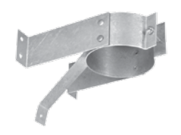 Duravent 4" Diameter PelletVent Wall Strap - Chimney Cricket