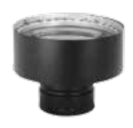 Duravent 3" Diameter PelletVent 6" Chimney Adapter - Chimney Cricket