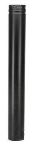 Duravent 3" Diameter PelletVent Pro 12" Straight Length Pipe - Chimney Cricket