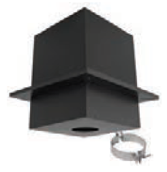 Duravent 3" Diameter PelletVent Pro Cathedral Ceiling Support Box - Chimney Cricket