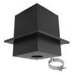 Duravent 4" Diameter PelletVent Pro Cathedral Ceiling Support Box - Chimney Cricket