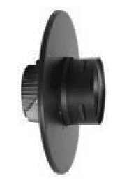 Duravent 4" Diameter PelletVent Pro Flex Trim Collar - Chimney Cricket
