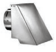 Duravent 4" Diameter PelletVent Pro Square Horizontal Cap - Chimney Cricket