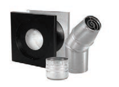 Duravent 3" Diameter PelletVent Pro Horizontal Kit - Chimney Cricket