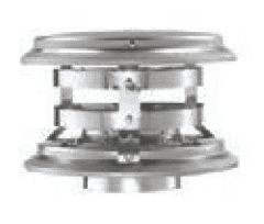 Duravent 4" Diameter PelletVent Pro Vertical Cap - Chimney Cricket