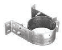 Duravent 4" Diameter PelletVent Pro Adjustable Wall Strap - Chimney Cricket
