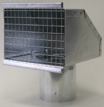 Sunstar Exhaust Hood for SIS/U, SPS/U, and SIR Series Heaters ** - Chimney Cricket