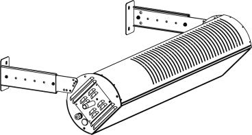 Wall/Ceiling Telescopic Mounting Bracket Kit, - Chimney Cricket