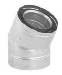 Duravent 4"x6 5/8" DirectVent Pro 30 Degree Elbow - Chimney Cricket