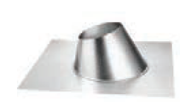 Duravent 5"x8" DirectVent Pro 0/12-6/12 Dead Soft Aluminum Flashing - Chimney Cricket