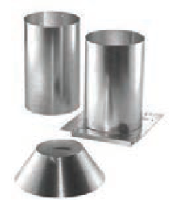 Duravent 5"x8" DirectVent Pro Attic Insulation Shield - Chimney Cricket