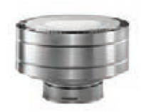 Duravent 4"x 6 5/8" DirectVent Pro Low-Profile Stainless Steel Termination Cap - Chimney Cricket