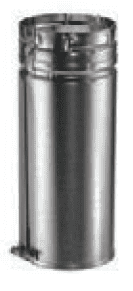 (X) Duravent 4" Diameter Type B Gas Vent 12" Round Adjustable Pipe - WHEN STOCK IS DEPLETED NO LONGER AVAILABLE - Chimney Cricket