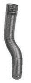 (X) Duravent 6" Diameter Type B Gas Vent 60" Round Flex Pipe - WHEN STOCK IS DEPLETED NO LONGER AVAILABLE - Chimney Cricket