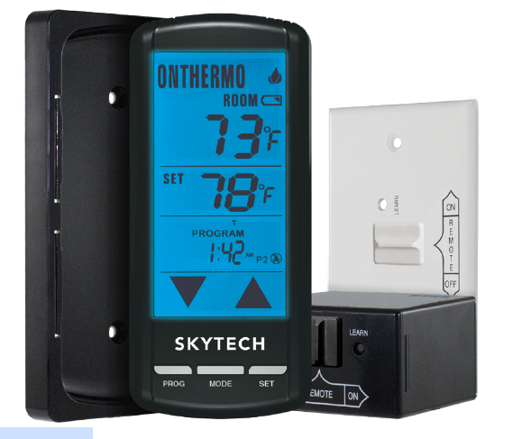 Skytech Programmable T'stat Touch Screen Remote w/Receiver - Chimney Cricket