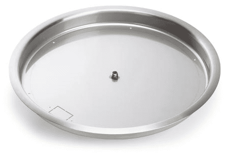 HPC 37" High Capacity Stainless Steel Round Bowl Fire Pit Pan - Chimney Cricket