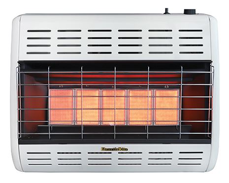 HearthRite Infrared Wall Heater, 25,000 Btu, LP, Thermostat - Chimney Cricket