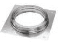 Duravent 8" Diameter DuraTech Anchor Plate - Chimney Cricket