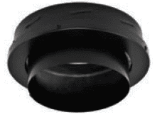 Duravent 8" Diameter DuraTech Finishing Collar w/Adapter - Chimney Cricket