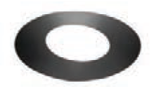 Duravent 5" Diameter Trim Collar for DuraTech Roof Support - Chimney Cricket