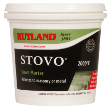 Rutland Stovo Buff Colored Stove Mortar - Chimney Cricket