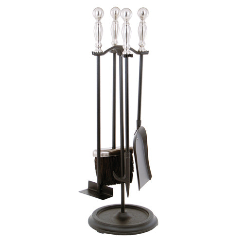 Pewter & Black Mini Tool Set 24"