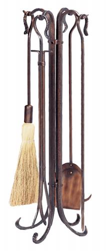 Antique Copper 5 Piece Tool Set