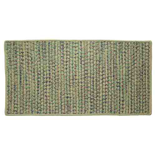 Taupe 22" X 44" Rectangle Rug Tweed Braided