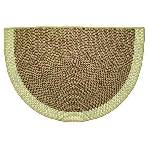 Sherwood 46" X 31" Half Round Rug Braided