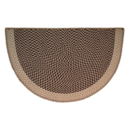 46" x 31" Sandstorm Half Round Rug