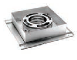 Duravent 6" Diameter DuraPlus 2100HT Flat Ceiling Box - Chimney Cricket