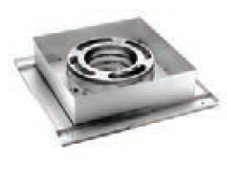 Duravent 7" Diameter DuraPlus 2100HT Flat Ceiling Support Box - Chimney Cricket
