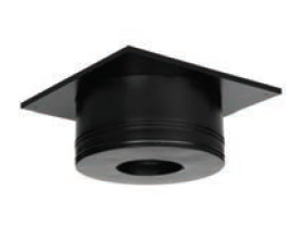 Duravent 6" Diameter DuraPlus 2100HT Round Ceiling Support - Chimney Cricket