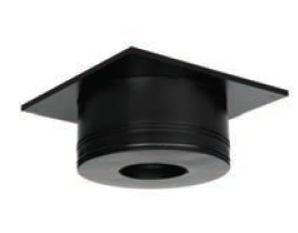 Duravent 7" Diameter DuraPlus 2100HT Round Ceiling Support - Chimney Cricket