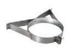 Duravent 8" Diameter DuraPlus 2100HT Wall Strap - Chimney Cricket