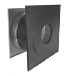 Duravent 8" Diameter DuraPlus 2100HT Wall Thimble - Chimney Cricket