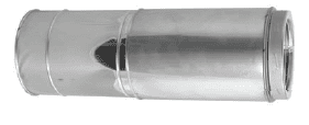 Duravent 8" Diameter DuraTech 14"-21" Adjustable Pipe - Chimney Cricket