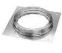 Duravent 7" Diameter DuraTech Anchor Plate - Chimney Cricket