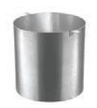 Duravent 6" Diameter DuraTech Roof Radiation Shield - Chimney Cricket